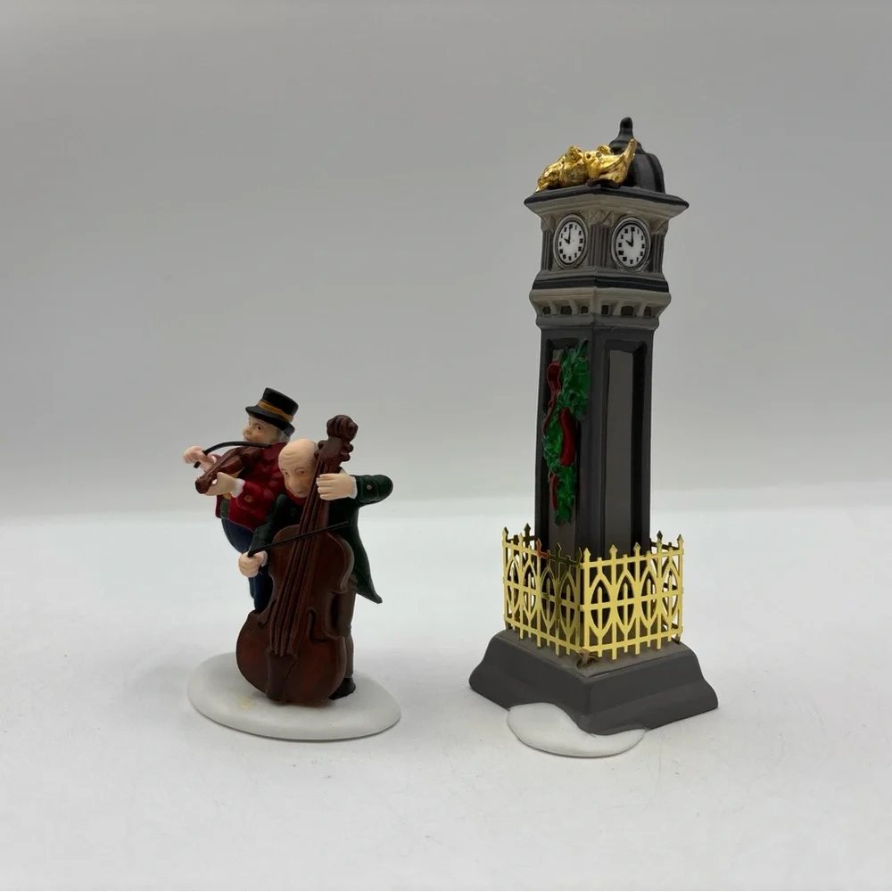 Dept 56 1995 Vintage HVC 12 Days Of Dickens Village Four Calling Birds 58379 EUC - Picture 2 of 12